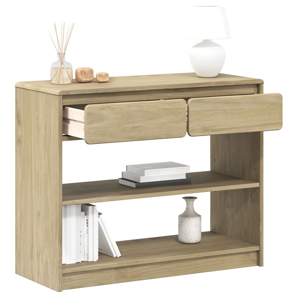 Konsollbord Sauda Eik 89,5X36,5X73 Cm Heltre Furu