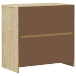 Skjenk Sauda Eik 80X43X75,5 Cm Heltre Furu