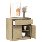 Skjenk Sauda Eik 80X43X75,5 Cm Heltre Furu