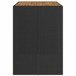 Barbord Med Topp I Akasie Svart 145X80X110 Cm Polyrotting