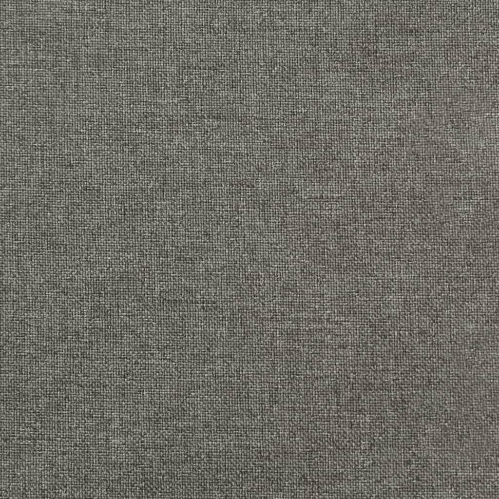 Stolputer Med Høy Rygg 4 Stk Melert Mørkegrå 120X50X4 Cm Stoff