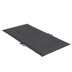 Stolputer Med Lav Rygg 6 Stk Melert Antrasitt 100X50X4 Cm Stoff