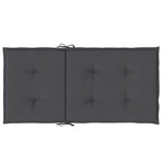 Stolputer Med Lav Rygg 6 Stk Melert Antrasitt 100X50X4 Cm Stoff