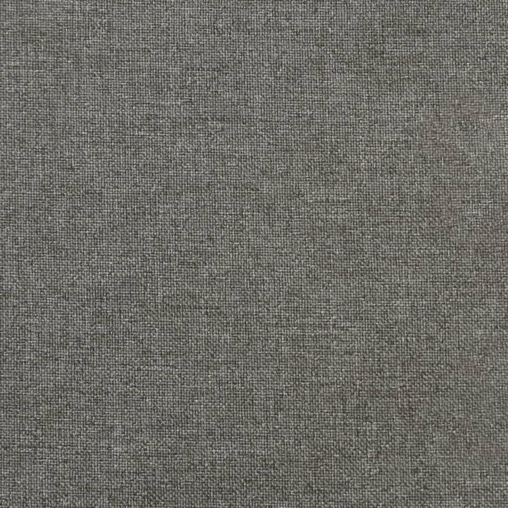 Stolputer Med Lav Rygg 4 Stk Melert Mørkegrå 100X50X4 Cm Stoff