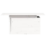 Hagebord Hvit 100X50X75 Cm Heltre Furu
