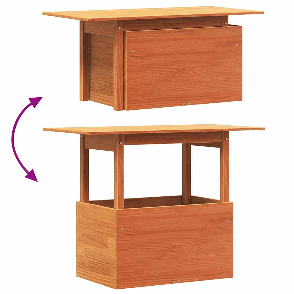 Hagebord Voksbrun 100X50X75 Cm Heltre Furu