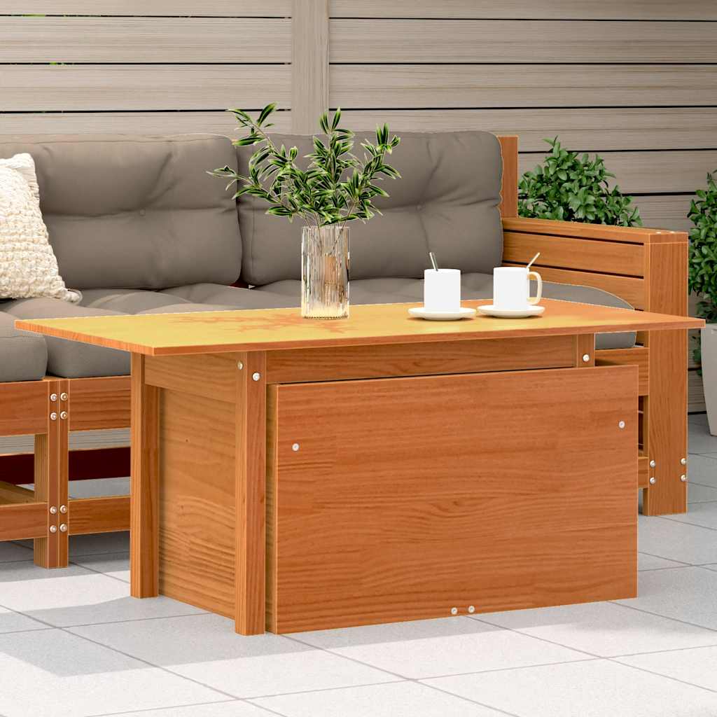 Hagebord Voksbrun 100X50X75 Cm Heltre Furu