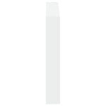 Hodegavl Skap Med Led Hvit 100X17X102 Cm