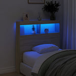 Hodegavl Skap Med Led Sonoma Eik 100X17X102 Cm