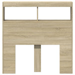 Hodegavl Skap Med Led Sonoma Eik 100X17X102 Cm