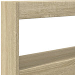 Hodegavl Skap Med Led Sonoma Eik 100X17X102 Cm