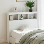 Hodegavl Skap Med Led Hvit 120X17X102 Cm