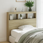 Hodegavl Skap Med Led Sonoma Eik 120X17X102 Cm