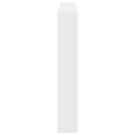 Hodegavl Skap Med Led Hvit 140X17X102 Cm