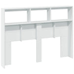 Hodegavl Skap Med Led Hvit 140X17X102 Cm