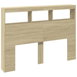 Hodegavl Skap Med Led Sonoma Eik 140X17X102 Cm