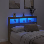 Hodegavl Skap Med Led Sonoma Eik 140X17X102 Cm
