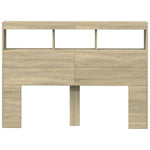 Hodegavl Skap Med Led Sonoma Eik 140X17X102 Cm
