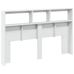 Hodegavl Skap Med Led Hvit 160X17X102 Cm