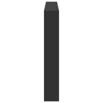 Hodegavl Skap Med Led Svart 160X17X102 Cm