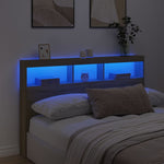 Hodegavl Skap Med Led Sonoma Eik 160X17X102 Cm