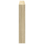 Hodegavl Skap Med Led Sonoma Eik 160X17X102 Cm