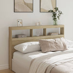 Hodegavl Skap Med Led Sonoma Eik 160X17X102 Cm