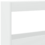 Hodegavl Skap Med Led Hvit 180X17X102 Cm