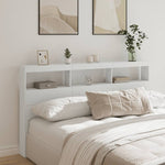 Hodegavl Skap Med Led Hvit 180X17X102 Cm
