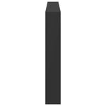 Hodegavl Skap Med Led Svart 180X17X102 Cm