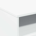 Salongbord Med Led-Lys Hvit 50X49X40 Cm
