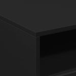 Salongbord Med Led-Lys Svart 50X49X40 Cm