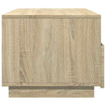 Salongbord Med Led-Lys Sonoma Eik 90X49X40 Cm