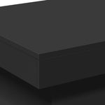Salongbord Med Led-Lys Svart 50X50X40 Cm