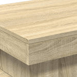 Salongbord Med Led-Lys Sonoma Eik 50X50X40 Cm