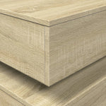 Salongbord Med Led-Lys Sonoma Eik 90X50X40 Cm