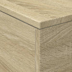 Salongbord Med Led-Lys Sonoma Eik 50X50X40 Cm