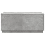 Salongbord Med Led-Lys Betonggrå 90X50X40 Cm