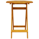 Sammenleggbart Hagebord Ø60X75 Cm Heltre Akasie