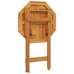 Sammenleggbart Hagebord Ø60X75 Cm Heltre Akasie