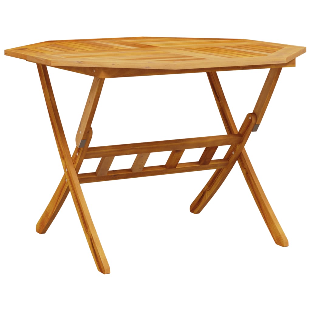 Sammenleggbart Hagebord Ø110X75 Cm Heltre Akasie