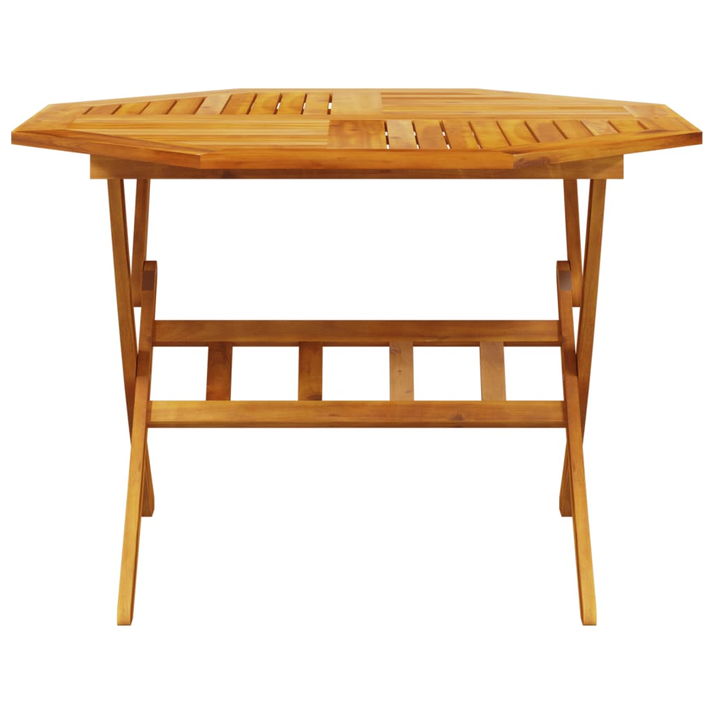 Sammenleggbart Hagebord Ø110X75 Cm Heltre Akasie