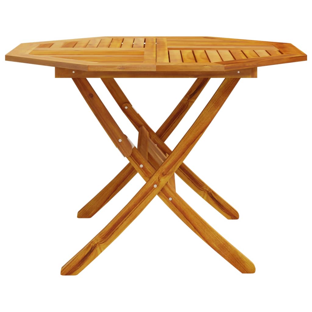 Sammenleggbart Hagebord Ø110X75 Cm Heltre Akasie