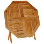 Sammenleggbart Hagebord Ø110X75 Cm Heltre Akasie