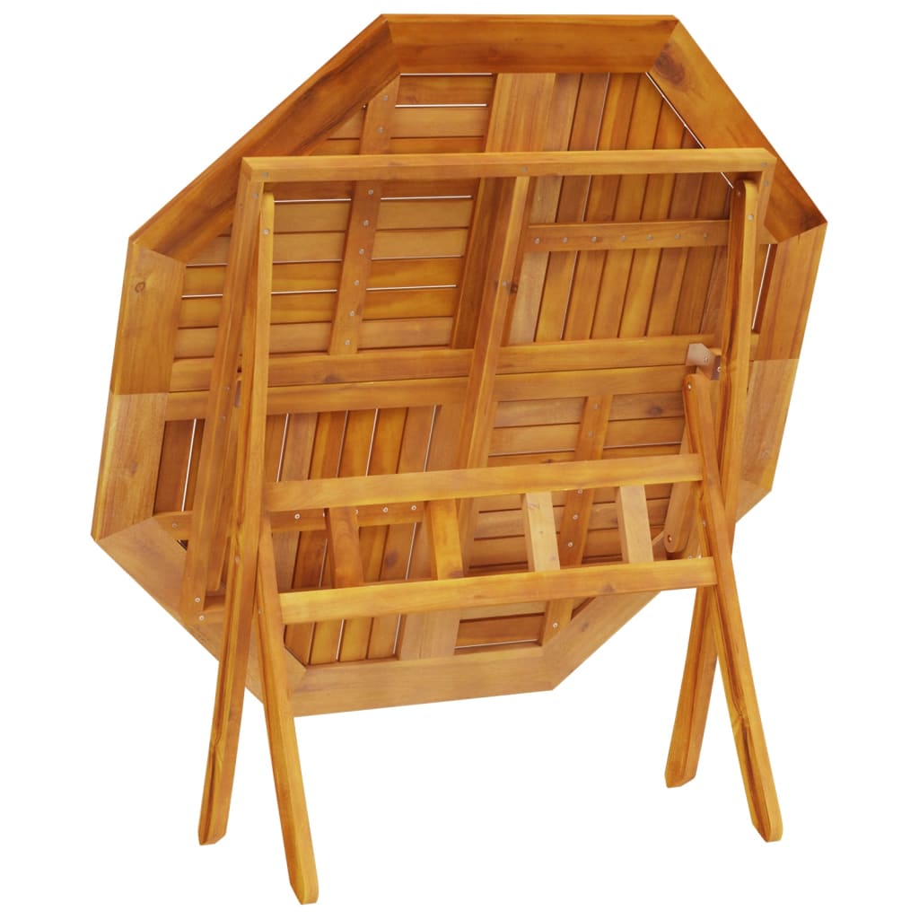 Sammenleggbart Hagebord Ø110X75 Cm Heltre Akasie