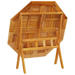 Sammenleggbart Hagebord Ø110X75 Cm Heltre Akasie