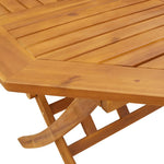 Sammenleggbart Hagebord Ø110X75 Cm Heltre Akasie