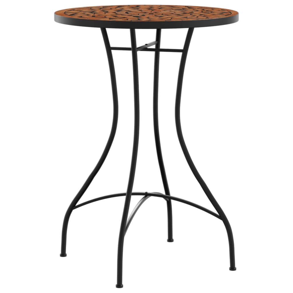 Bistrobord Med Mosaikk Terrakotta Ø50X70 Cm Keramikk