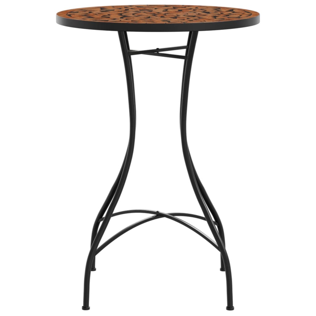 Bistrobord Med Mosaikk Terrakotta Ø50X70 Cm Keramikk