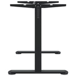 Stående Ramme For Skrivebord Svart (94-135)X60X(70-114) Cm Stål